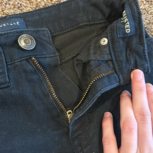 Juniors size 000 Black Jean Shorts - Picture 6 of 7